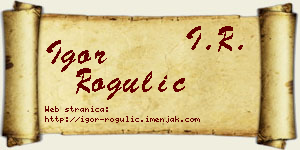 Igor Rogulić vizit kartica